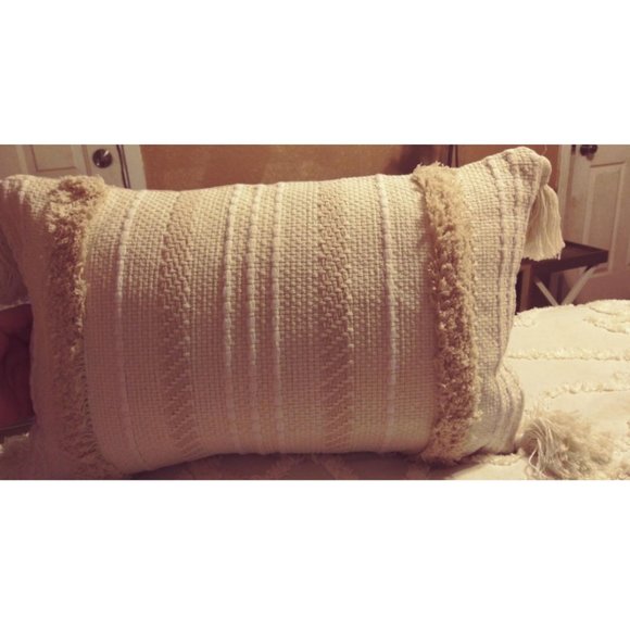 Boho Throw Pillow Cover Decorative Farmhouse Case Bohemian Cottage Decor 12x20 - Picture 11 of 15